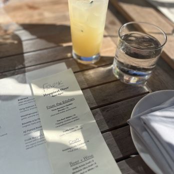 Frolik Kitchen + Cocktails - Happy hour menu (8/2026) with the social butterfly drink! - New American Near Me - Seattle, Washington Frolik Kitchen + Cocktails - Happy hour menu (8/2026) with the social butterfly drink! - New American Near Me - Seattle, Washington
