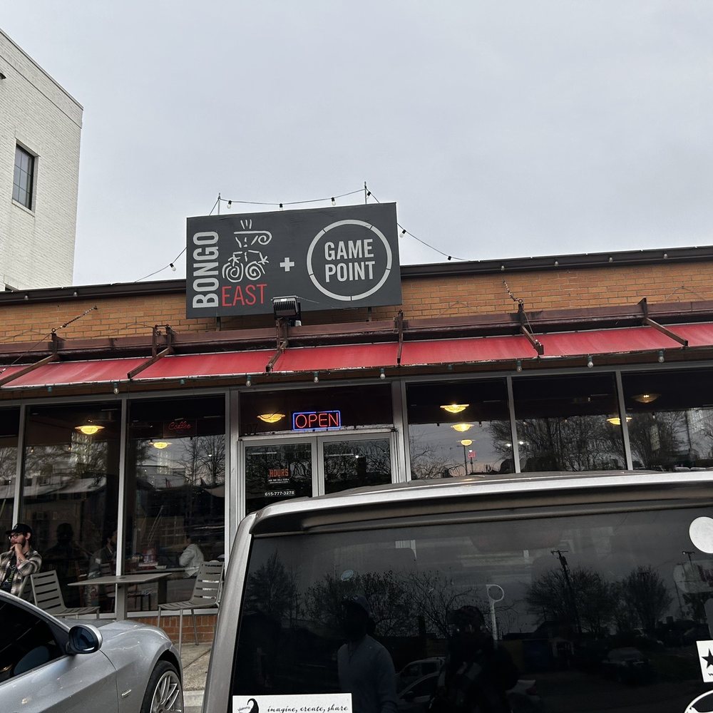 Bongo East + GamePoint - Entrance - Coffee & Tea Near Me - Nashville, Tennessee Bongo East + GamePoint - Entrance - Coffee & Tea Near Me - Nashville, Tennessee