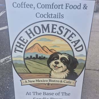 Homestead Cafe - Signage - Coffee & Tea Near Me - Albuquerque, New Mexico Homestead Cafe - Signage - Coffee & Tea Near Me - Albuquerque, New Mexico