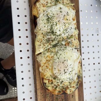 Seeds Cafe - Flat bread with eggs. Minus the bacon - Cafes Near Me - Royal Palm Beach, Florida Seeds Cafe - Flat bread with eggs. Minus the bacon - Cafes Near Me - Royal Palm Beach, Florida