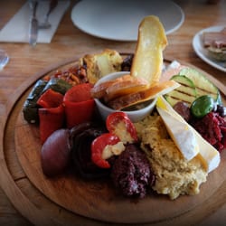 Poppies - Probably the best chopping-board-based meal I've ever had.