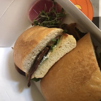 Servers Standing By Catering - Pork Belly BLT. - Caterers Near Me - San Mateo, California