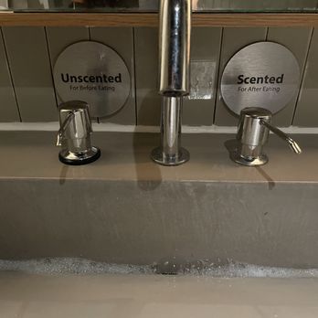 KazuNori | Pasadena - 2 different hand soap in the bathroom - Japanese Near Me - Pasadena, California