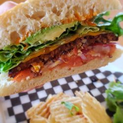 Black Bean Cafe & Roasting - Black bean burger