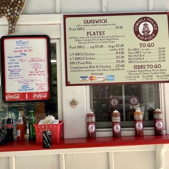 Corolla Village Barbecue - Menu - food and drink (June 2024) - zoom in for details and prices. PRO TIP: SAVE SOME $$$ - BYOBeverage and BYOChips! - Barbeque Near Me - Corolla, North Carolina Corolla Village Barbecue - Menu - food and drink (June 2024) - zoom in for details and prices. PRO TIP: SAVE SOME $$$ - BYOBeverage and BYOChips! - Barbeque Near Me - Corolla, North Carolina
