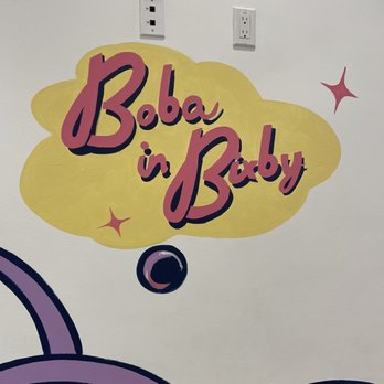 Ding Tea - Mural - Bubble Tea Near Me - Long Beach, California