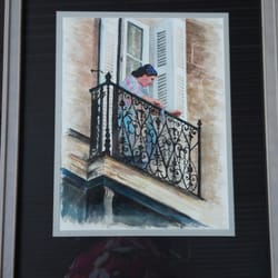 Church Street Art Gallery - Woman at the window. Commission watercolor