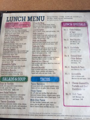 Menu photo 2 Laredo's Mexican Restaurant Fitchburg, WI Menu photo 2 Laredo's Mexican Restaurant Fitchburg, WI