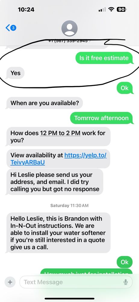 Slide of In n Out Construction