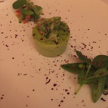 Acquerello - Amuse bouche: sweet pea budino - Italian Near Me - San Francisco, California Acquerello - Amuse bouche: sweet pea budino - Italian Near Me - San Francisco, California