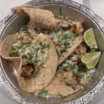 Los Mayas Mexican Grill - "Shrimp tacos"...3 grilled shrimp on stale taco shells with onion and cilantro. The worst around. - Mexican Near Me - Taylors, South Carolina Los Mayas Mexican Grill - "Shrimp tacos"...3 grilled shrimp on stale taco shells with onion and cilantro. The worst around. - Mexican Near Me - Taylors, South Carolina