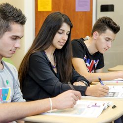 Gulf Language School - International Students in GLS classroom