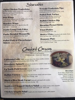 Menu photo 8 Alpine Tavern & Eatery Gaylord, MI