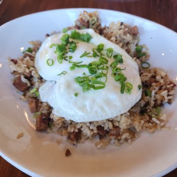 Kihei Caffe Lahaina - Fried rice with two easy over eggs. - Breakfast & Brunch Near Me - Lahaina, Hawaii