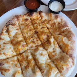 Cheesy breadsticks.