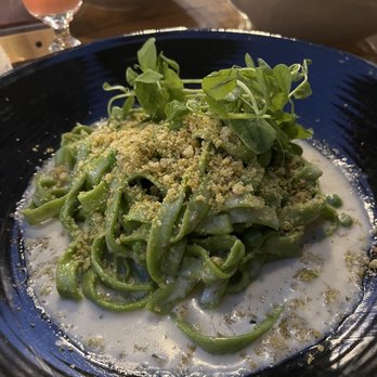 Oak + Violet - Spinach pasta: 2/5- very bland. - New American Near Me - Menlo Park, California Oak + Violet - Spinach pasta: 2/5- very bland. - New American Near Me - Menlo Park, California