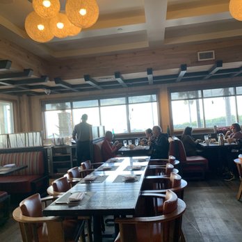 Chandler's Oceanfront Dining - The views out those windows are amazing! - New American Near Me - Carlsbad, California
