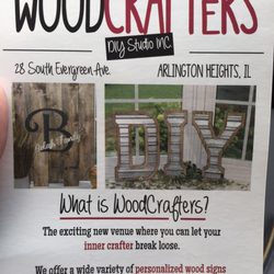 Woodcrafters Diy Studio - Let your inner crafter break loose!