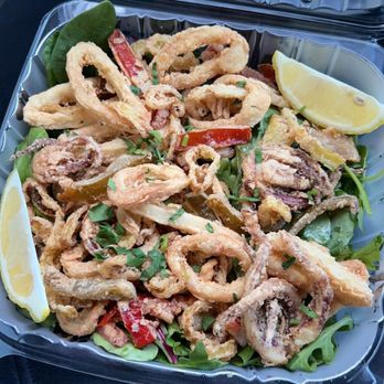 Da Bistro Mediterranean Grill - a plate of calamails - Mediterranean Near Me - Huntingdon Valley, Pennsylvania Da Bistro Mediterranean Grill - a plate of calamails - Mediterranean Near Me - Huntingdon Valley, Pennsylvania