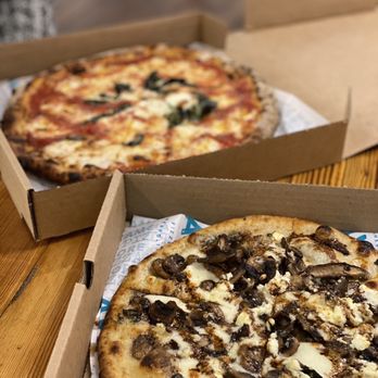 Ava Pizzeria - Mushroom pizza and marg - Pizza Near Me - Charlotte, North Carolina Ava Pizzeria - Mushroom pizza and marg - Pizza Near Me - Charlotte, North Carolina