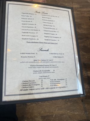 Menu photo 4 La Bella Vita New York, NY
