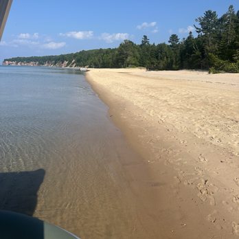Grand Island Boat Tours - Beautiful beach for swimming - Boat Tours Near Me
