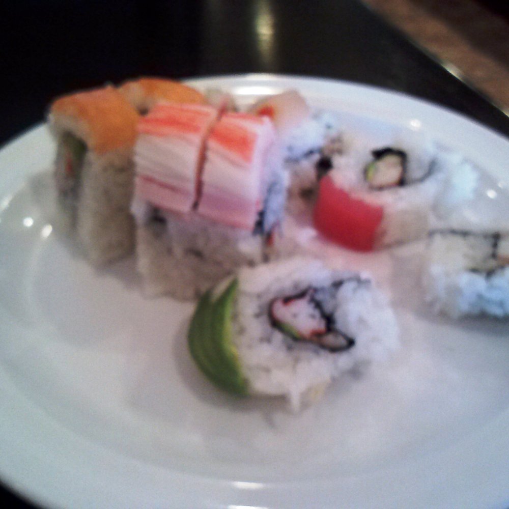 Assorted sushi rolls Assorted sushi rolls