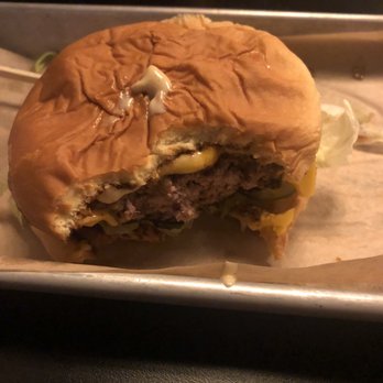Stoup Brewing Kenmore - $13 - Not so smashed smash burger. The patty was at least an inch thick and way overcooked. - Breweries Near Me - Kenmore, Washington Stoup Brewing Kenmore - $13 - Not so smashed smash burger. The patty was at least an inch thick and way overcooked. - Breweries Near Me - Kenmore, Washington
