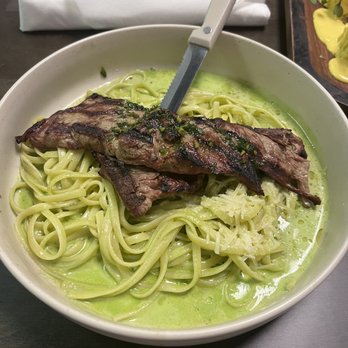 Inka Peruvian Grill - Linguini Verde con Bistec - Peruvian Near Me - Charlottesville, Virginia