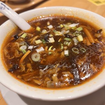 Super Dumpling - Hot and Sour Soup. Never seen an oily Hot and sour soup. They serve it in room temperature so I asked them to reheat it. - Chinese Near Me - Culver City, California Super Dumpling - Hot and Sour Soup. Never seen an oily Hot and sour soup. They serve it in room temperature so I asked them to reheat it. - Chinese Near Me - Culver City, California