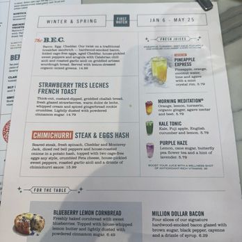 First Watch - seasonal menu (back) - Breakfast & Brunch Near Me - Henderson, Nevada First Watch - seasonal menu (back) - Breakfast & Brunch Near Me - Henderson, Nevada