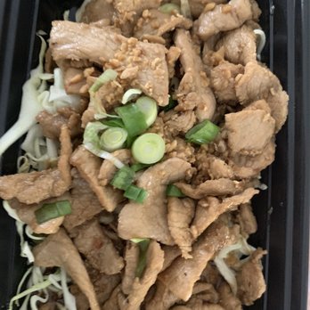 Nine & Nine Thai Kitchen - garlic & pepper pork (served with rice) - Thai Near Me - Pasadena, California Nine & Nine Thai Kitchen - garlic & pepper pork (served with rice) - Thai Near Me - Pasadena, California