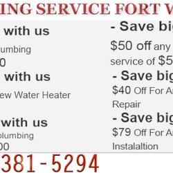 Plumbing Service Fort Worth