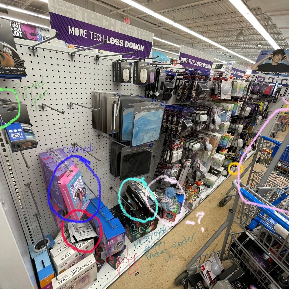 Five Below - Less than 24 hours after this aisle was cleaned up... that bottom shelve was empty... - Discount Store Near Me - Falls Church, Virginia Five Below - Less than 24 hours after this aisle was cleaned up... that bottom shelve was empty... - Discount Store Near Me - Falls Church, Virginia