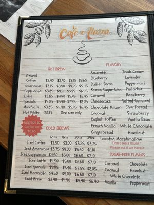 Menu photo 3 Cafe Ahora Holden Beach, NC