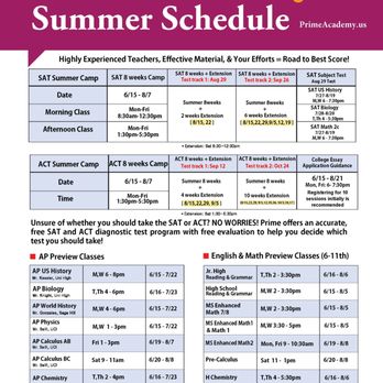 Prime Academy - 2020 Summer Schedule - Tutoring Centers Near Me - Irvine, California Prime Academy - 2020 Summer Schedule - Tutoring Centers Near Me - Irvine, California