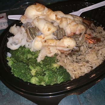 Red Lobster - Overcooked/raw Rock lobster tail - Seafood Near Me - Wayne, New Jersey Red Lobster - Overcooked/raw Rock lobster tail - Seafood Near Me - Wayne, New Jersey