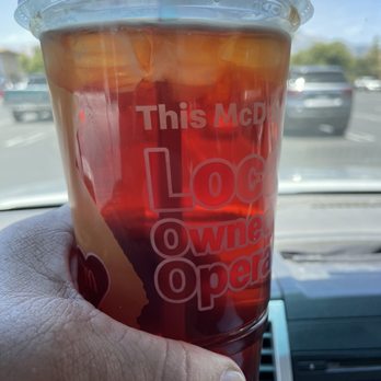 McDonald's - Iced tea with virtually no ice. - Fast Food Near Me - Yucaipa, California