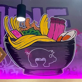 Noodlepig - Art inside - Ramen Near Me - Grand Rapids, Michigan