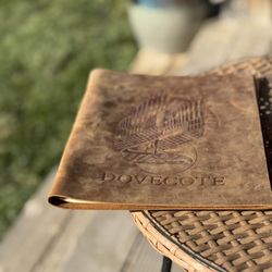 Coastal Vines Luxury Tours - Dovecote leather tasting menu