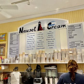 Nauset Ice Cream - Ice Cream Menu - Ice Cream & Frozen Yogurt Near Me - Eastham, Massachusetts