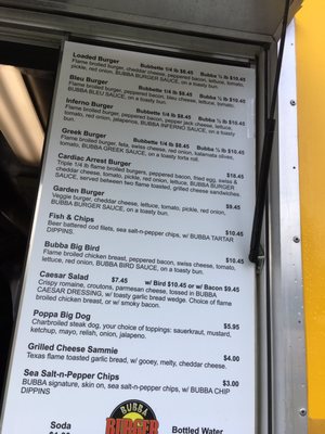 Menu photo 2 Bubba Flame Broiled Burger Oak Harbor, WA