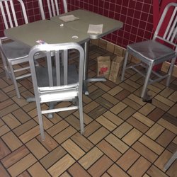 McDonald's - There was a trash 2 ft from them. And leave their trash which is no better than them or their children all over
