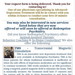 Redemption Psychiatry - Empty promises from the start!