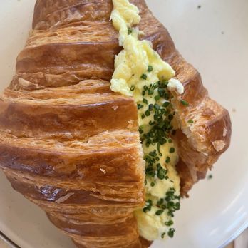 Perenn - Midtown - Scrambled eggs in a croissant. So good! :) - Bakeries Near Me - Reno, Nevada