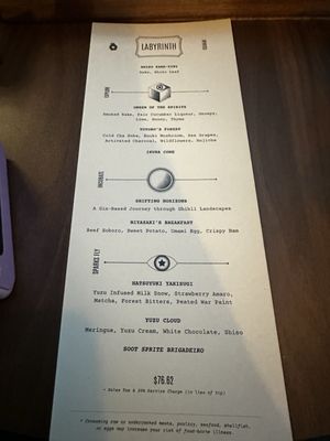 Menu photo 1 Labyrinth Workshop Buffalo, NY
