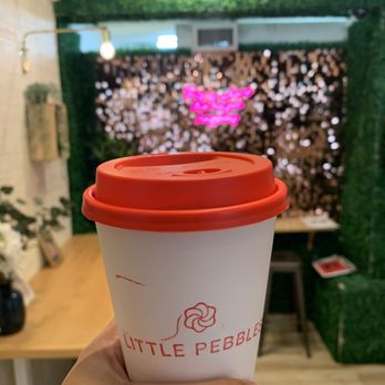 Little Pebbles - Black sesame latte and cute interior - Desserts Near Me - Toronto, Ontario Little Pebbles - Black sesame latte and cute interior - Desserts Near Me - Toronto, Ontario