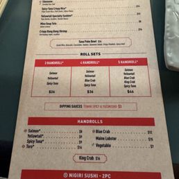 Menu Menu
