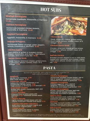 Menu photo 4 Del Vecchios Norfolk, VA
