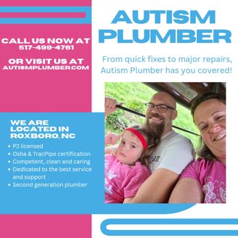 Autism Plumber - Plumbing Near Me - Roxboro, North Carolina Autism Plumber - Plumbing Near Me - Roxboro, North Carolina